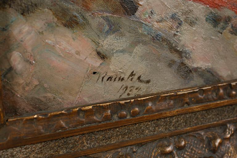IVAR KAMKE, oil on canvas, signed and dated 1932.