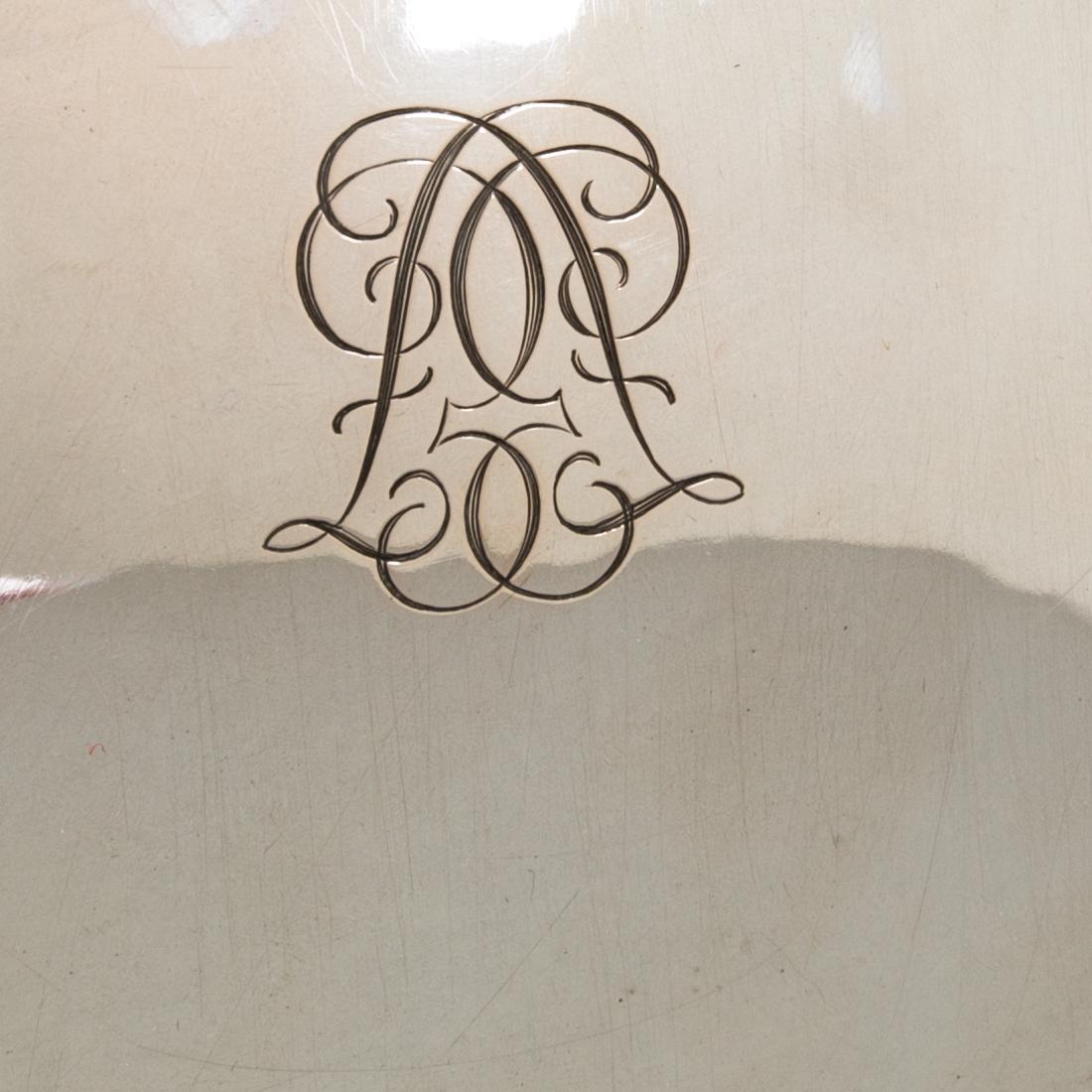 A silver cigar box by firma Karl Anderson in Stockholm 1927.