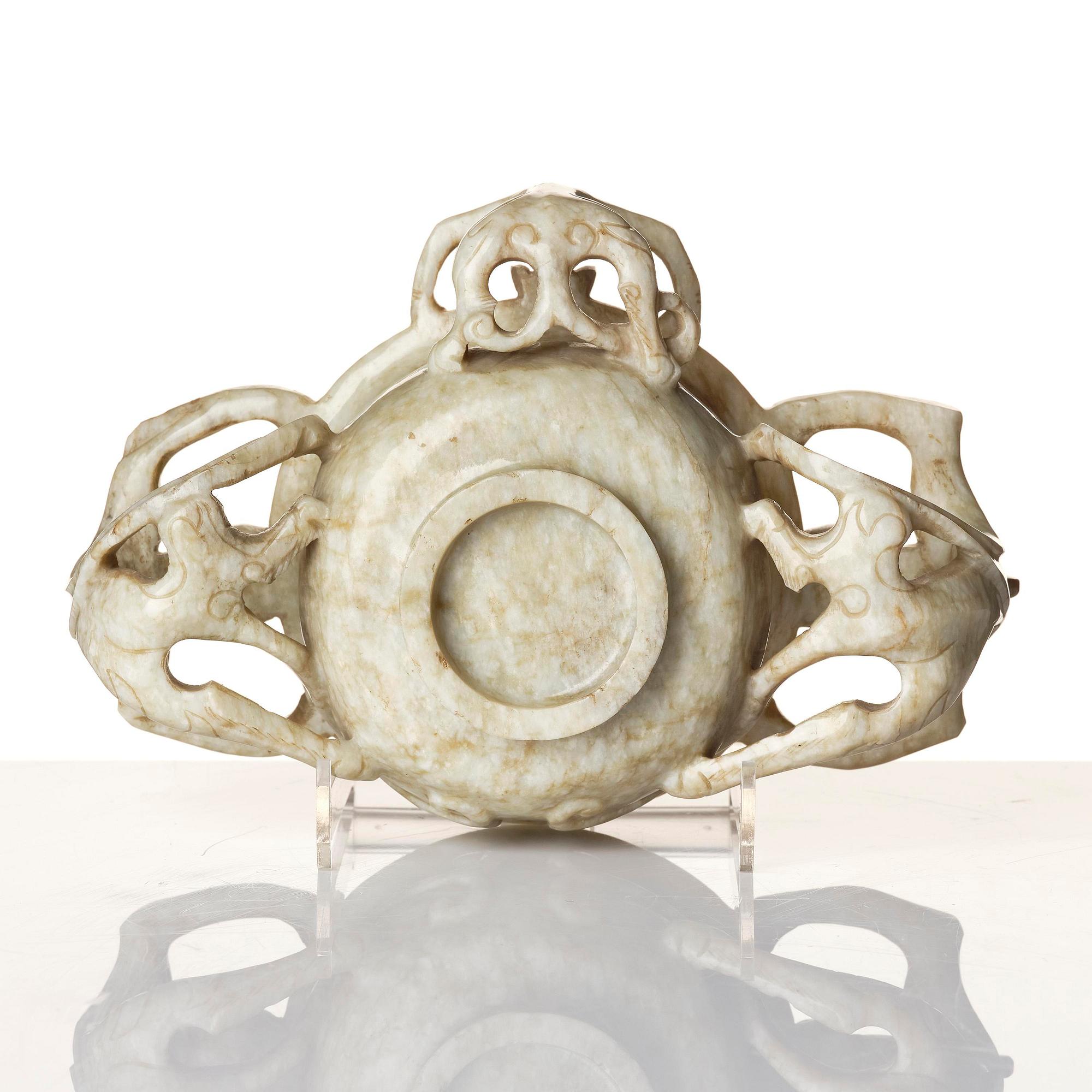 Bägare, jade. Mingdynastin (1368-1644).