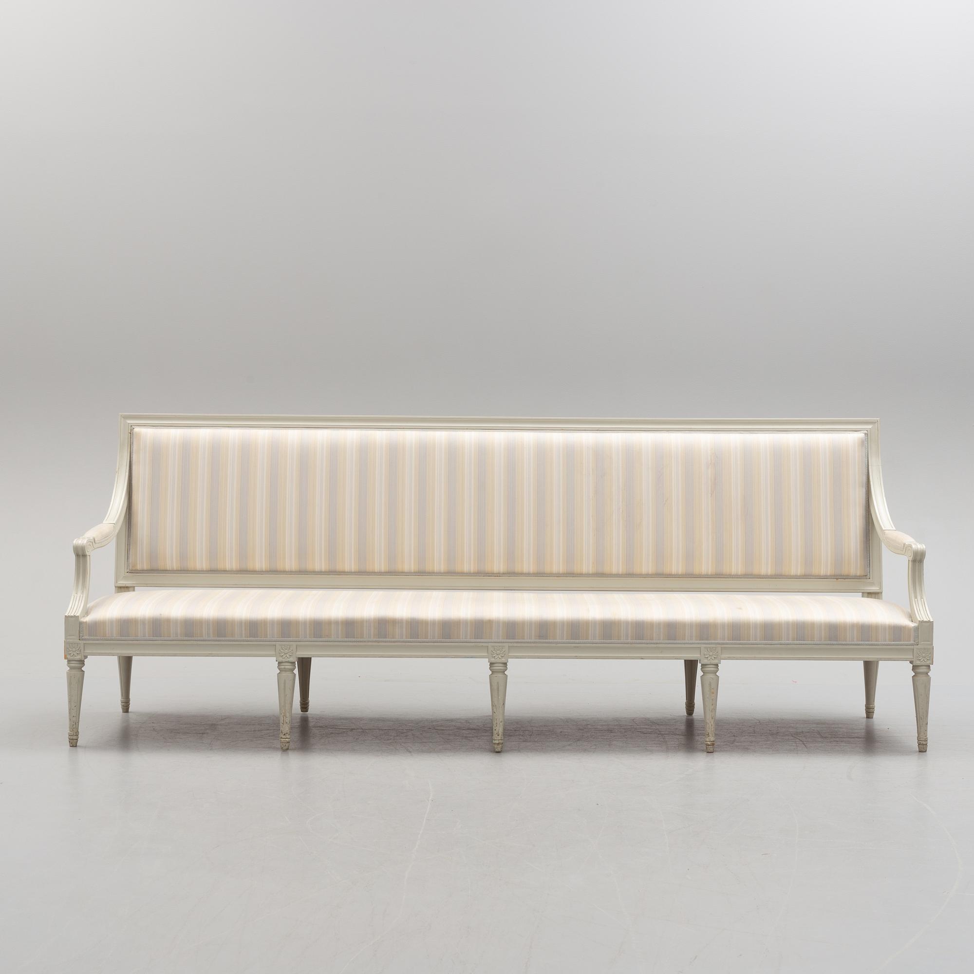 A 20th century Gustavian style sofa.