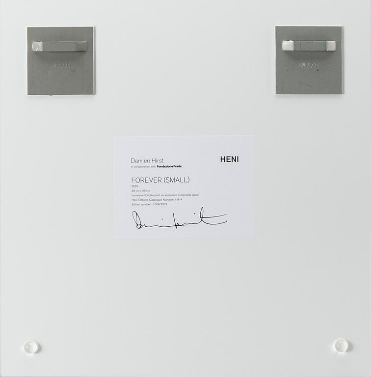 Damien Hirst, i sammarbete med Fondazione Prada giclée tryck på aluminium numrerad och daterad 1009/2573 2020.