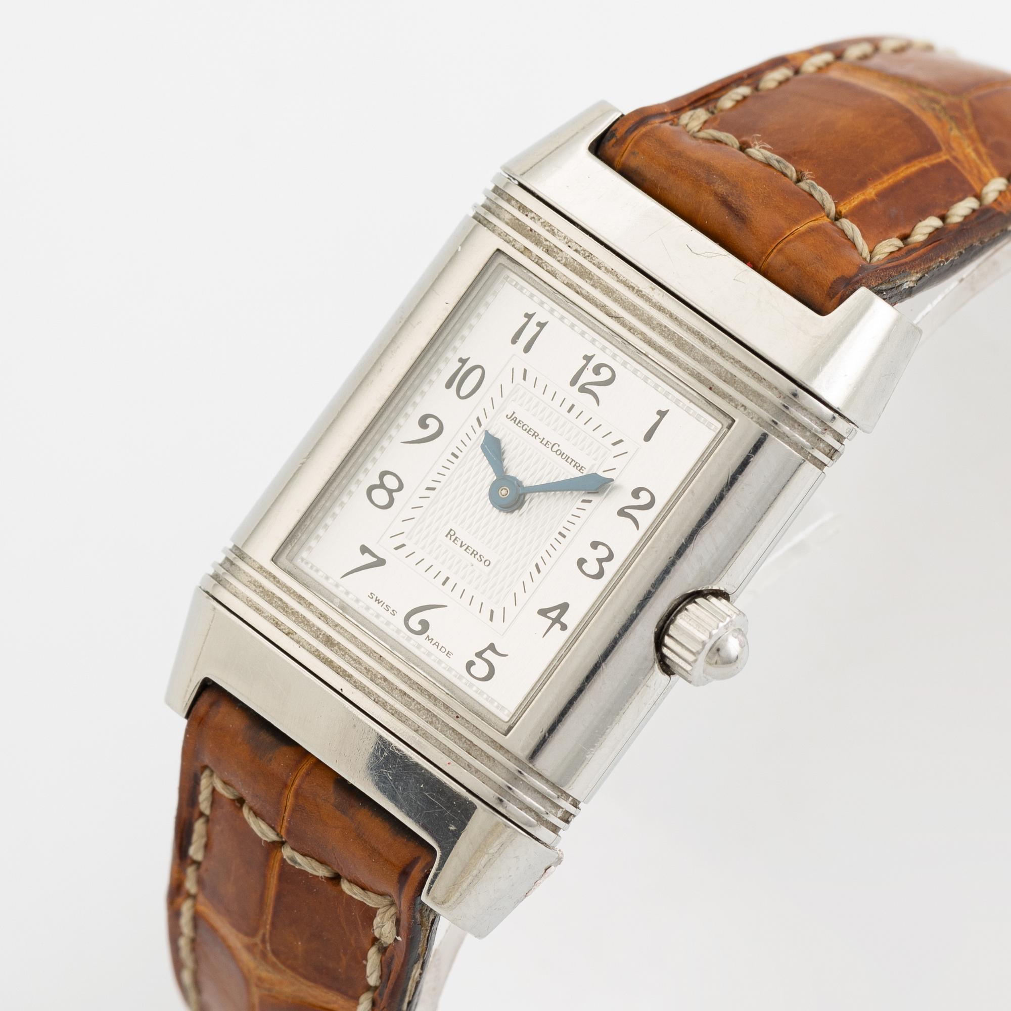 Jaeger-LeCoultre, Reverso, Duetto, armbandsur, 19,5 x 28,5 (33) mm.