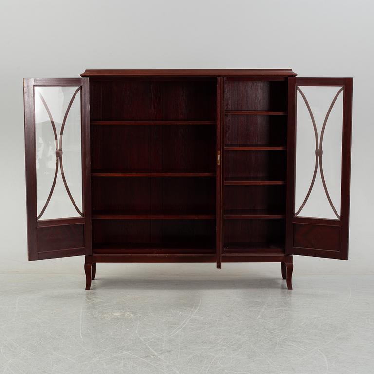 A mahogany display cabinet, 1920's.