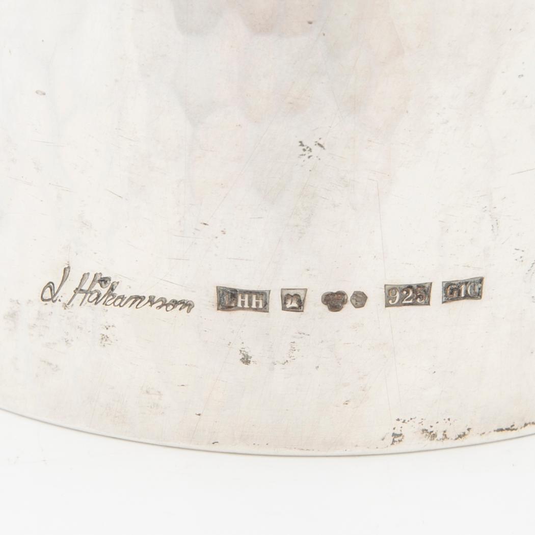 Lars Håkansson, ljusstake silver Malmö 1981.