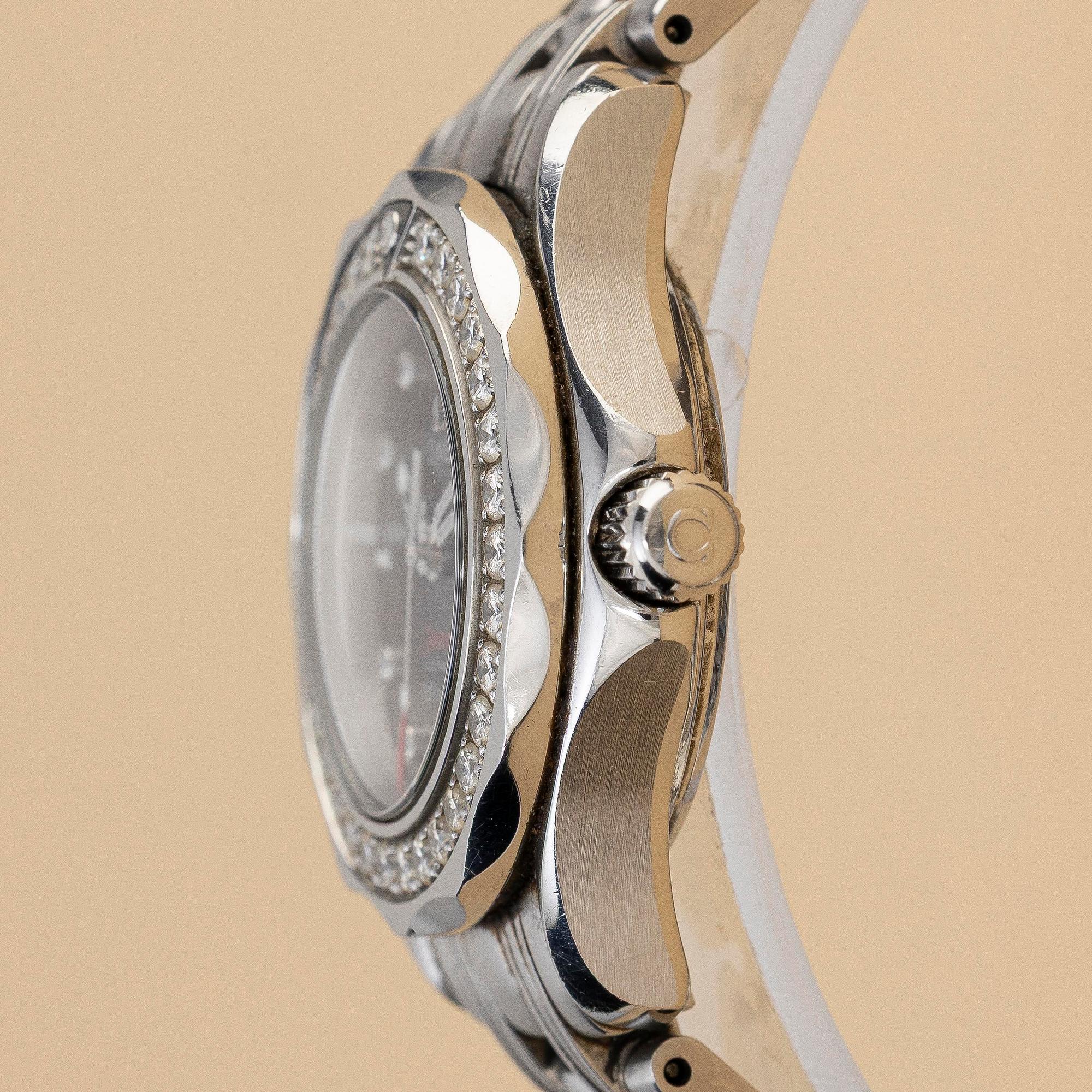 Omega, Seamaster, Diver 300M, "Diamond-set dial and bezel", ca 2016.