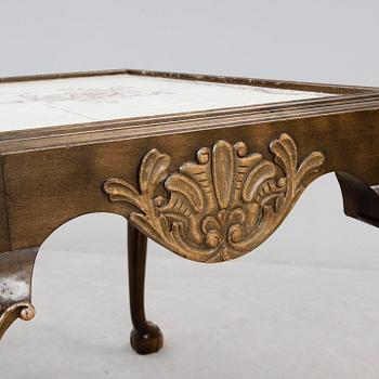 TÉBORD, chippendalestil, Upsala-Ekeby 1948.