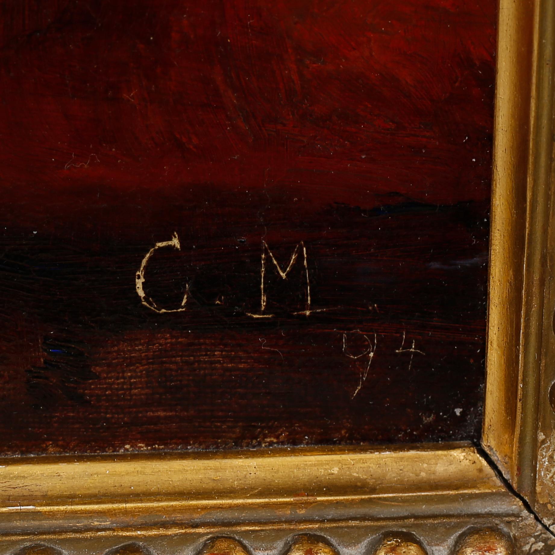 oil on canvas, signed C.M and dated 94.