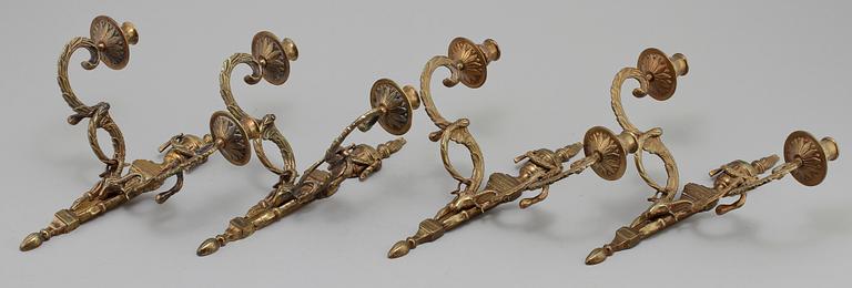 APPLIQUER, 4 st, Louis XVI-stil, 1900-tal.