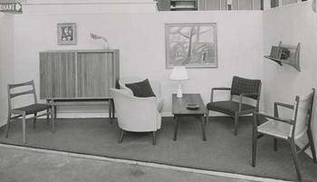 Jørgen Høj, an oak cabinet, Knud Willadsen Møbelsnedkeri, Lillerød, Denmark, 1950s.