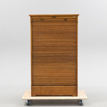 A German oak filing cabinet, first half of the 20th century.