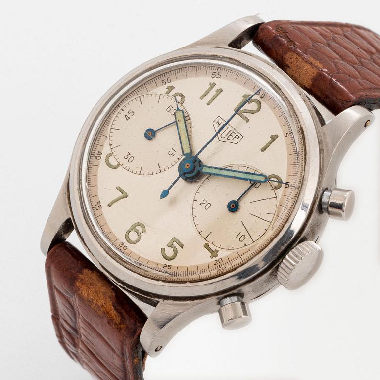 Heuer, chronograph, "Big Eyes".
