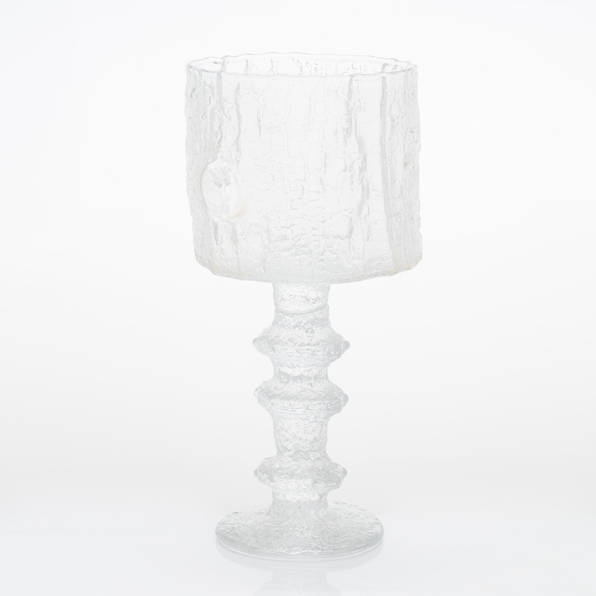 Timo Sarpaneva, juomalasi, "Veljeskunnan lasi", Iittala 1960-luku.