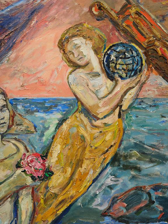 Albin Amelin, Allegorical female figures.