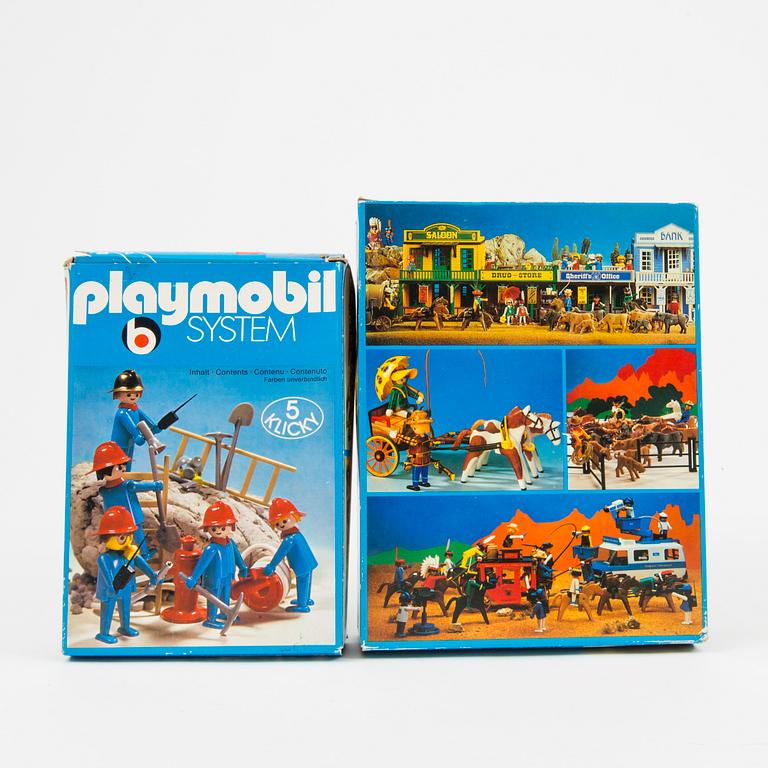 A lot of 18 Playmobil sets Germany 1980s.