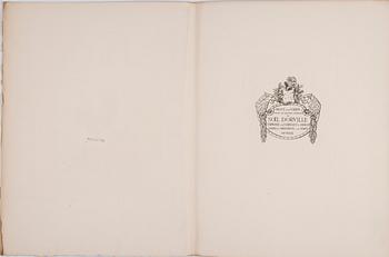 NÖEL DORVILLE, efter, 10 st etsningar, en del signerade och daterade i plåten. 1920-tal.