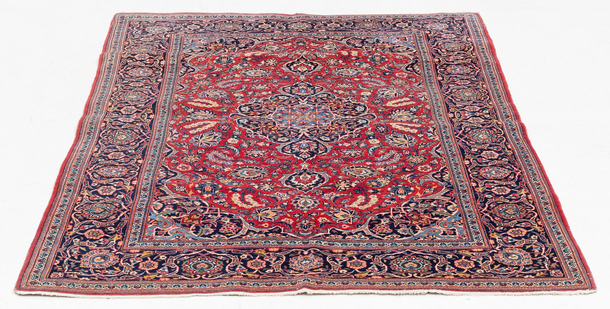 Rug, Keshan, Ca. 205 x 135 cm.