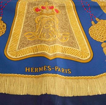 HERMÈS, silk scarf.