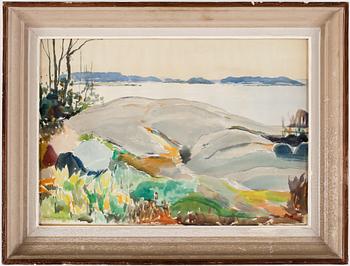 Lennart Segerstråle · LENNART SEGERSTRÅLE, akvarell. Signerad och daterad 1935.