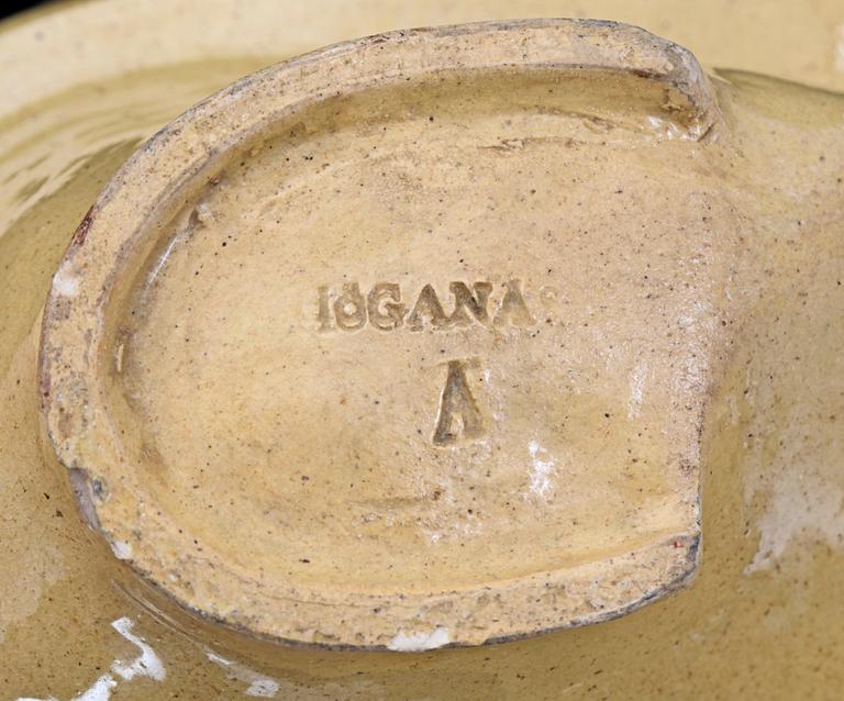 ALADÅBFORM, lergods, Höganäs, 1800-tal.