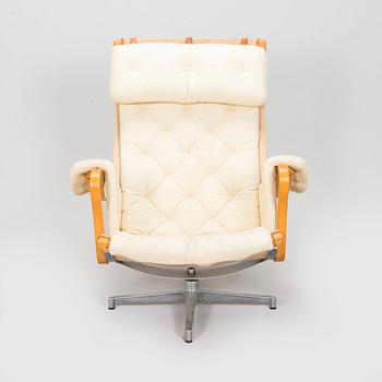 Bruno Mathsson, a 'Pernilla Roto' armchair, DUX, second half of the 20th century.
