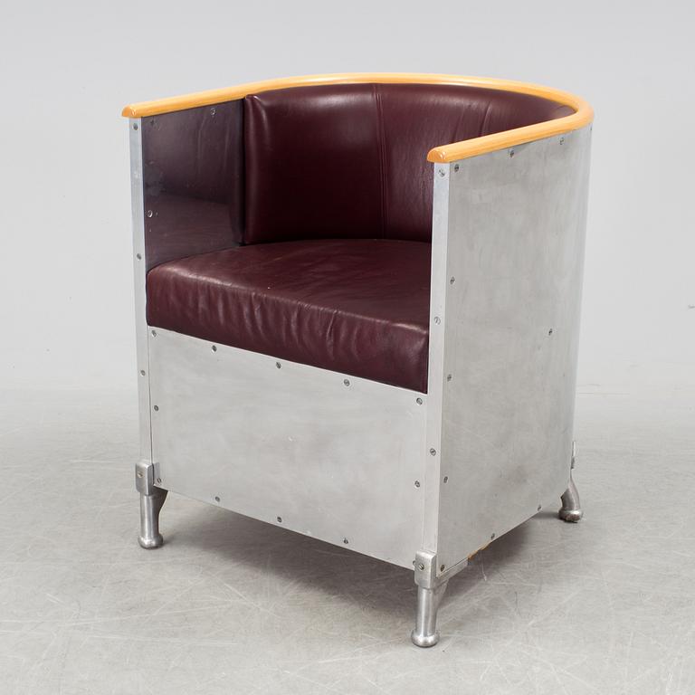 MATS THESELIUS, fåtölj, "Aluminium Chair", Källemo,