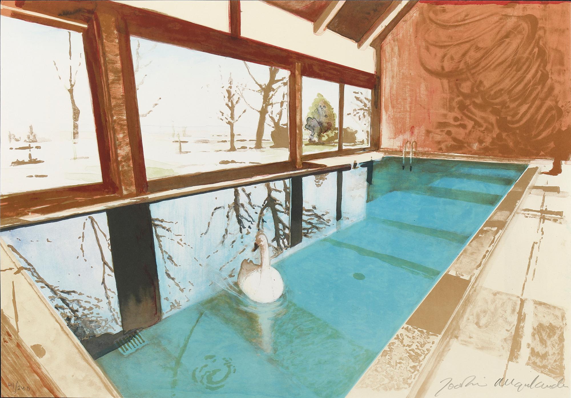 JOAKIM ALLGULANDER, färglitografi, signerad och numrerad 41/240.