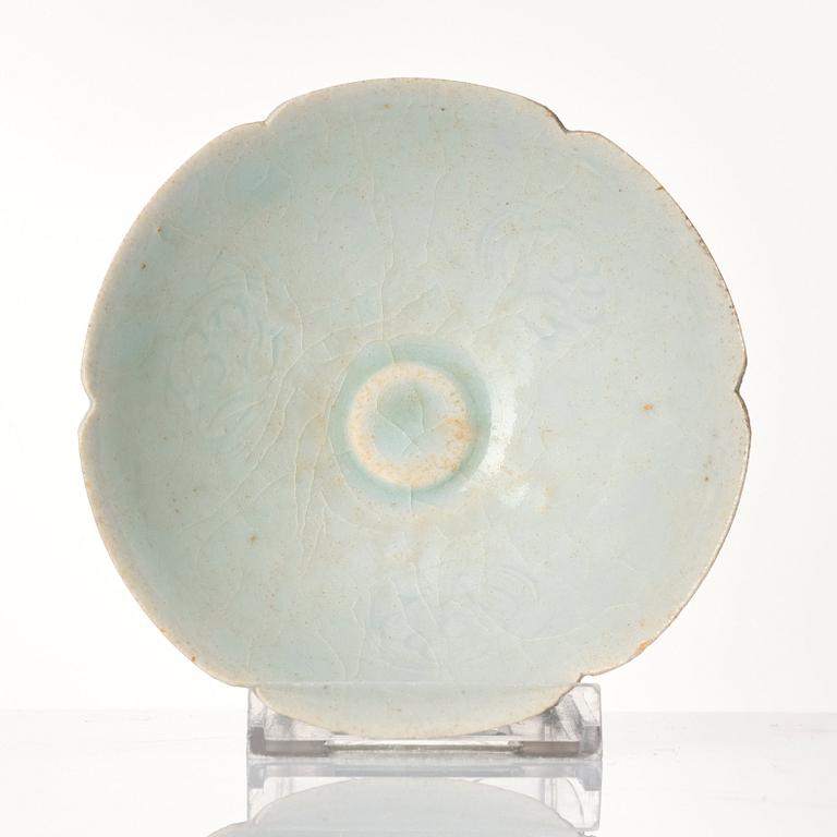 Skål, qingbai. Songdynastin (960-1279).