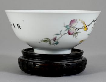 SKÅL, porslin, Kina 1900-tal.