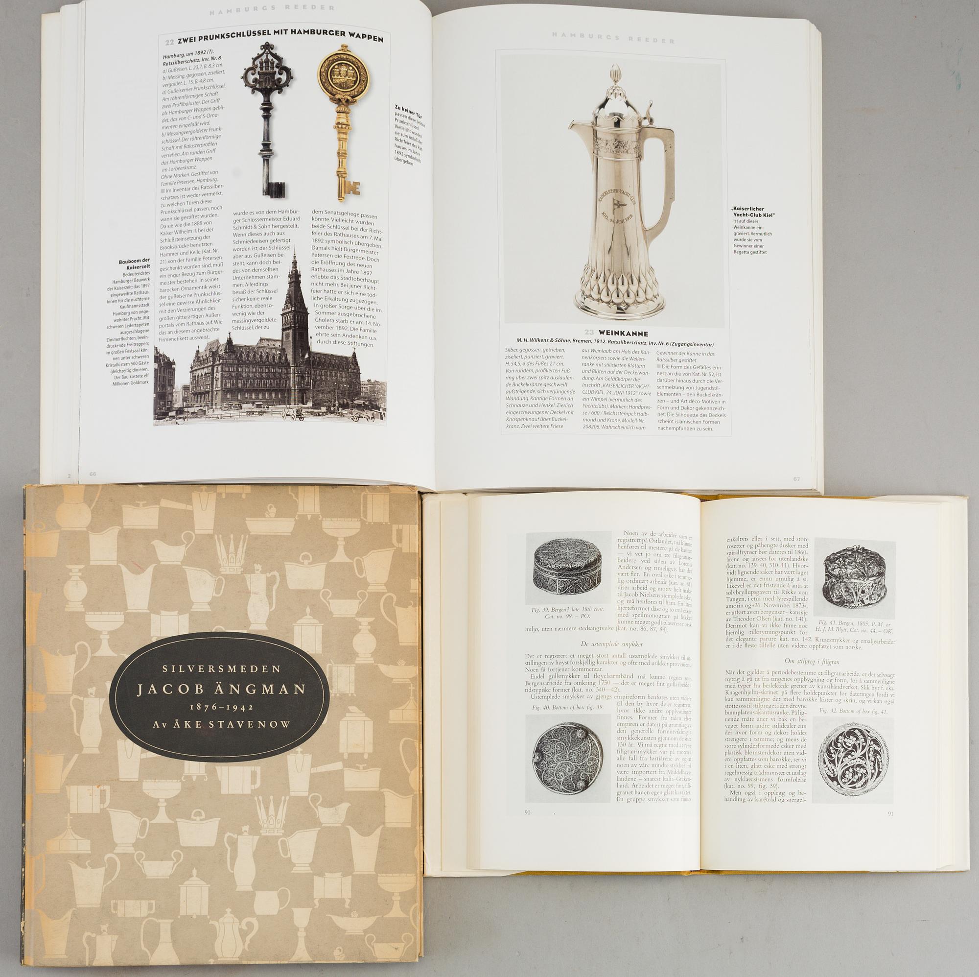 BÖCKER, 13 vol. Silverlitteratur.