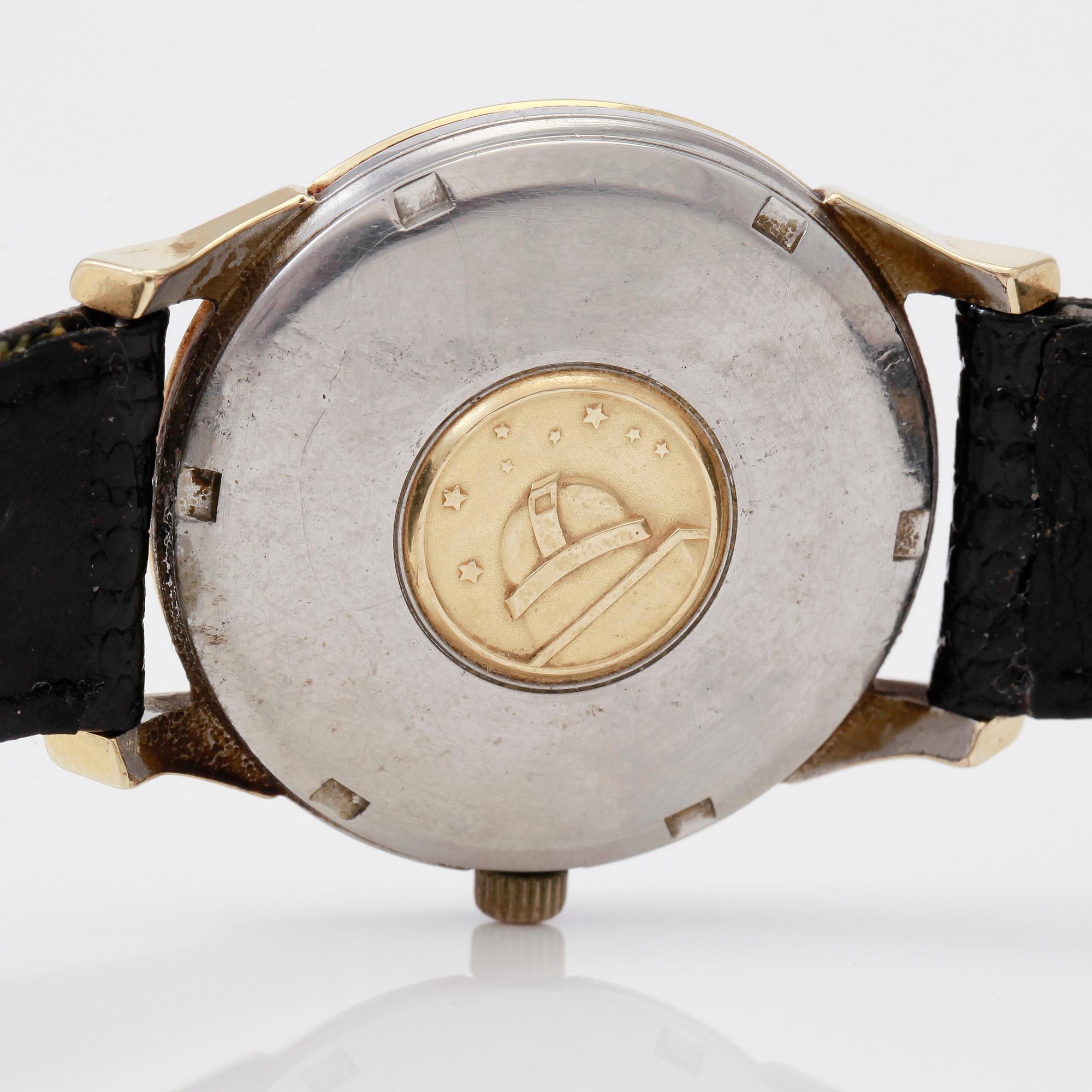ARMBANDSUR, Omega Constellation, Automatic, guld på stål.