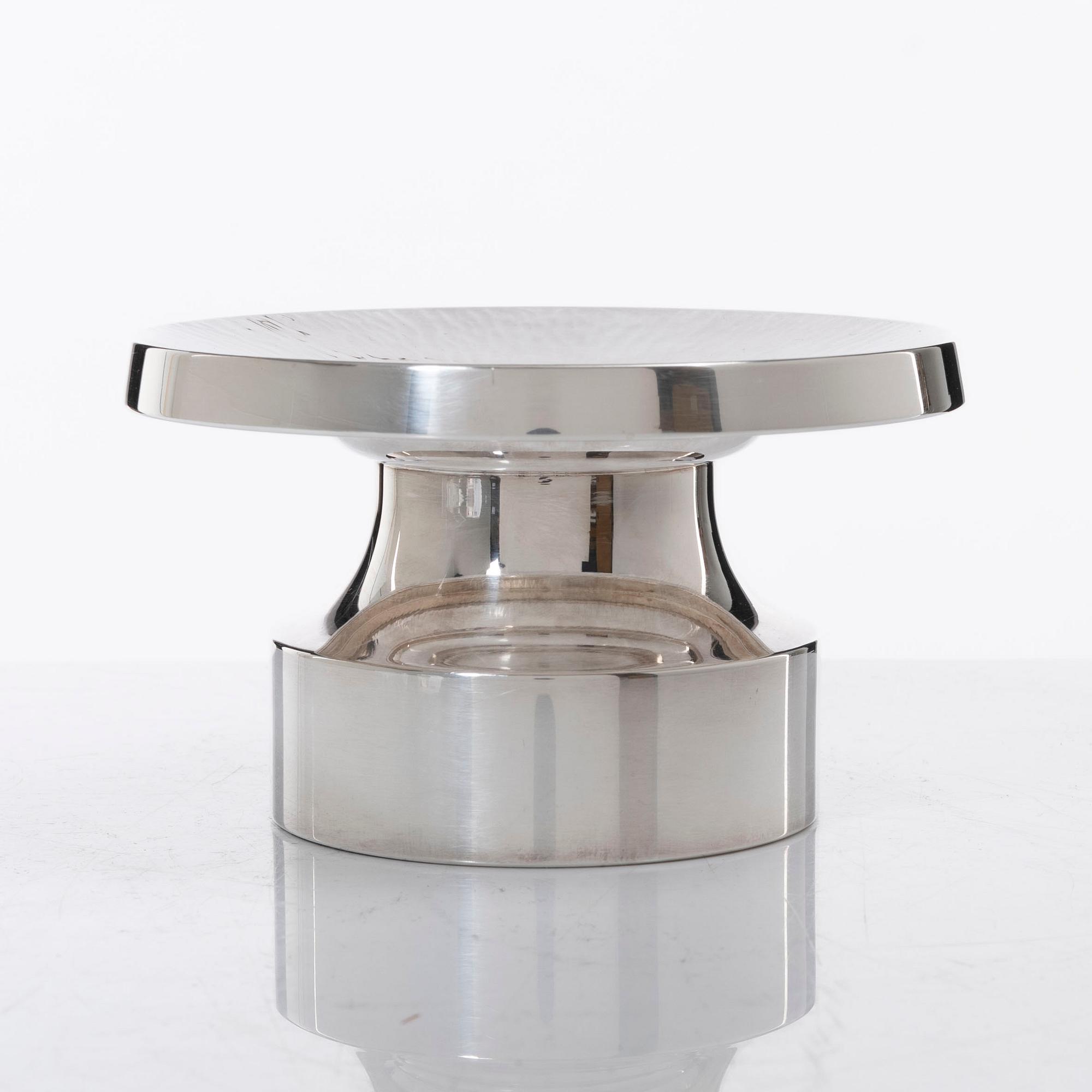 Eric Löfman, a silver candlestick, company MGAB, Uppsala 1974.