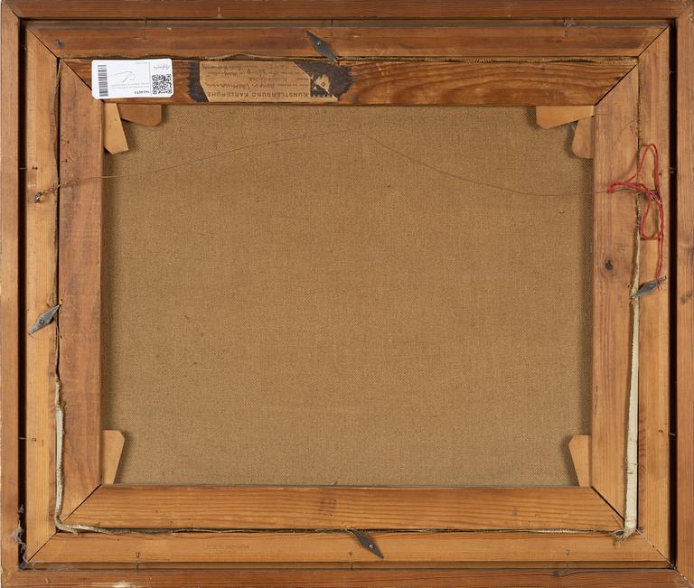 Hans Richard von Volkmann, oil on canvas, signed and dated 1918.