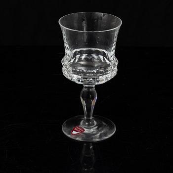 Ingeborg Lundin, glasservis, 55 delar, ”Silvia”, Orrefors.