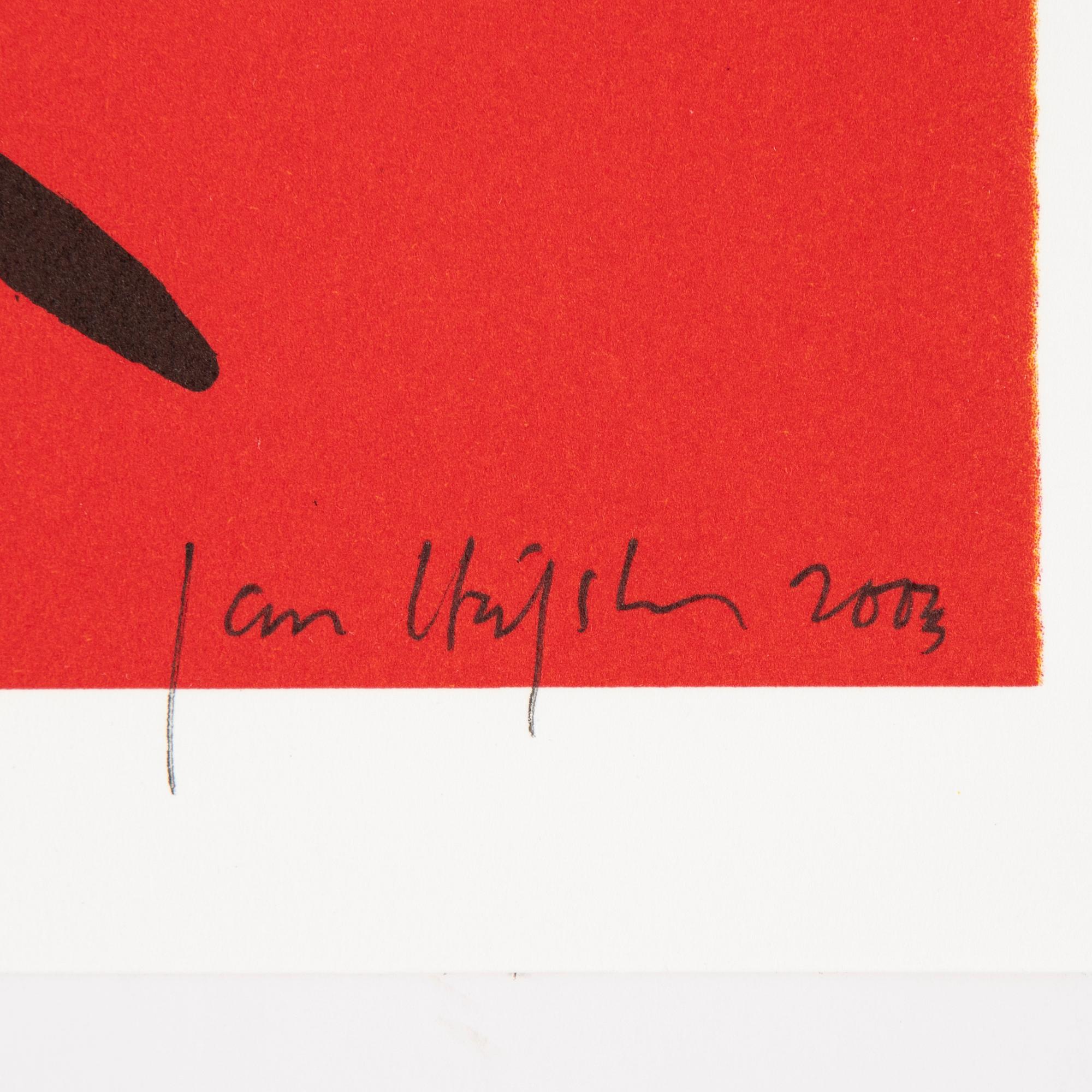 Jan Håfström, lithograph in colours, 2003, signed 524/2000.