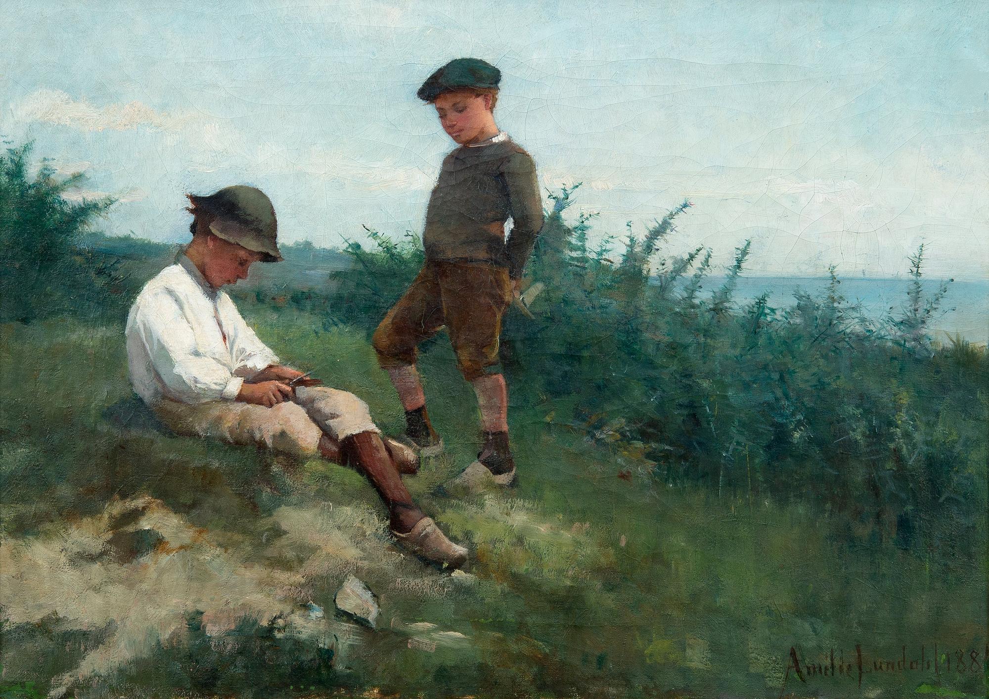 Amelie Lundahl, POJKAR VID STRANDEN.