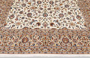 A carpet, Kashan, 362 x 245 cm.