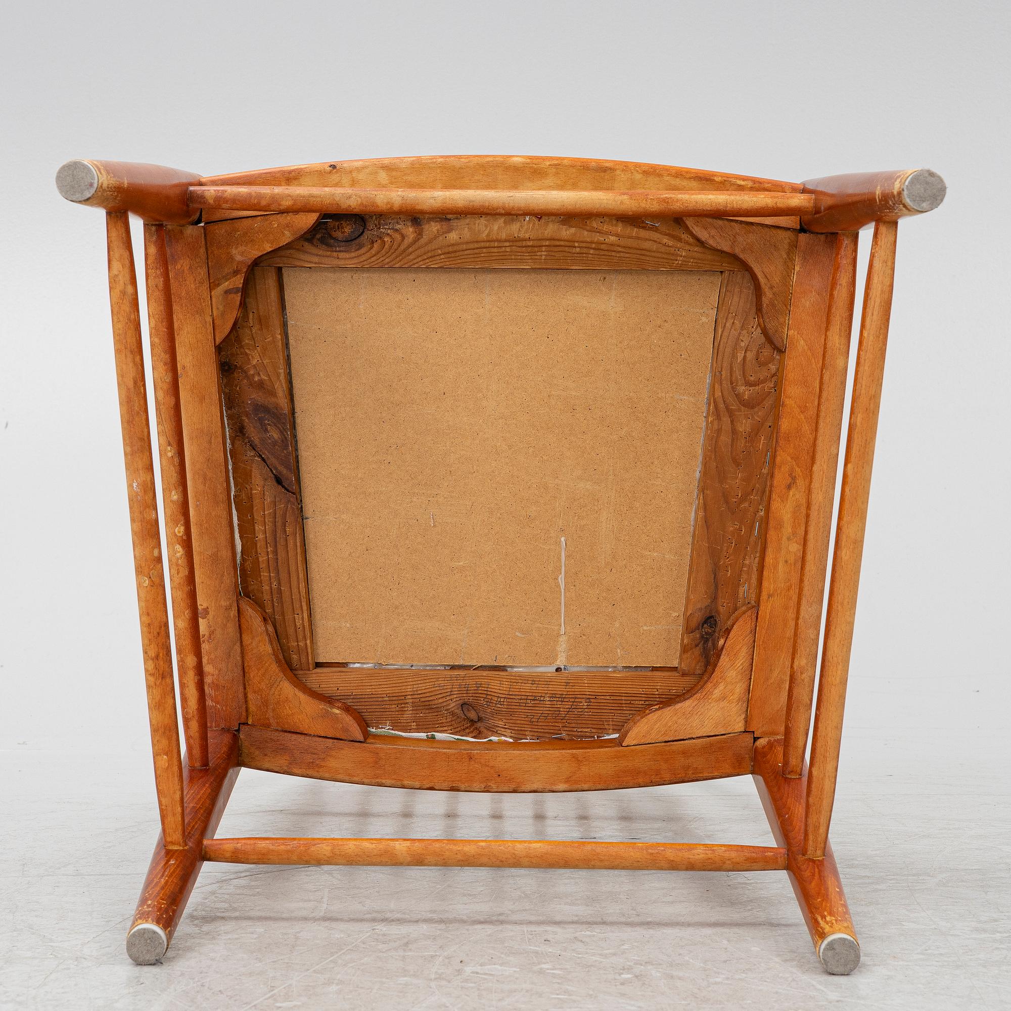 David Rosén, chairs, 4 pcs, "Napoli", second half of the 20th century.
