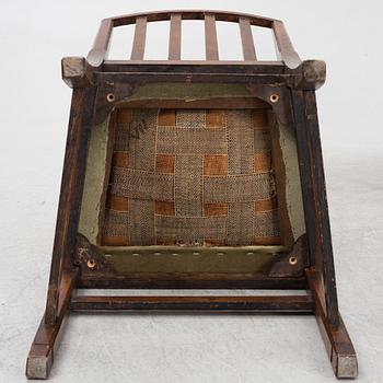 Coronation chairs, 6 pcs, used among others at the coronation of Elizabeth II, England, 19th century.