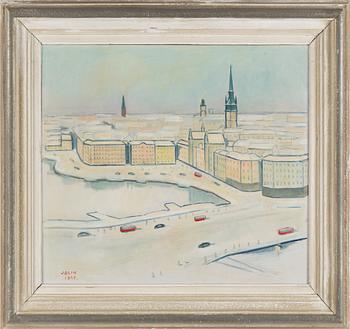 EINAR JOLIN, oil on canvas, signed Jolin and dated 1948.