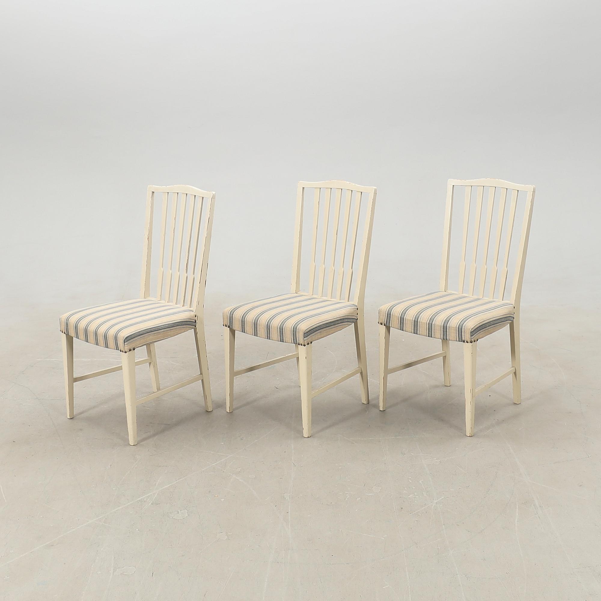Chairs, 6 pieces, mid/second half of the 20th century.