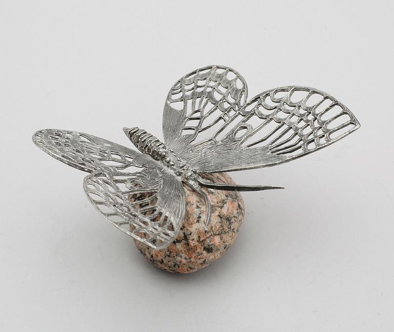 SKULPTUR, tenn och sten, Henry Gustafsson.