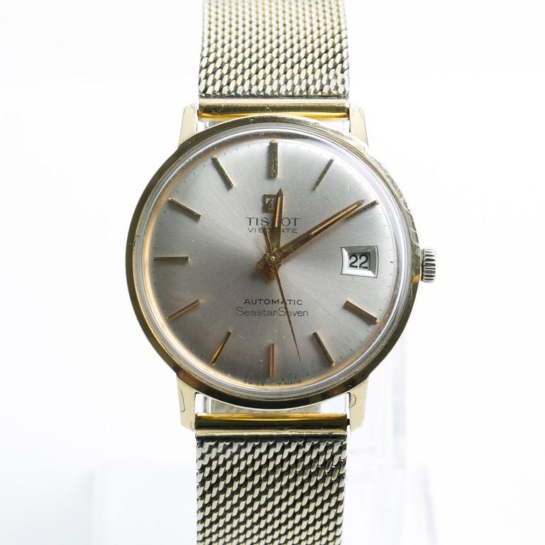 TISSOT, "Seastar seven", wrist watch. 33 mm.