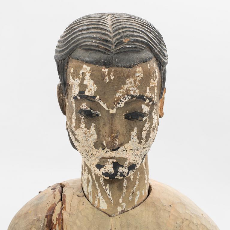 Skulptur, Spansk-kolonial, Santos, 1700/1800-tal.