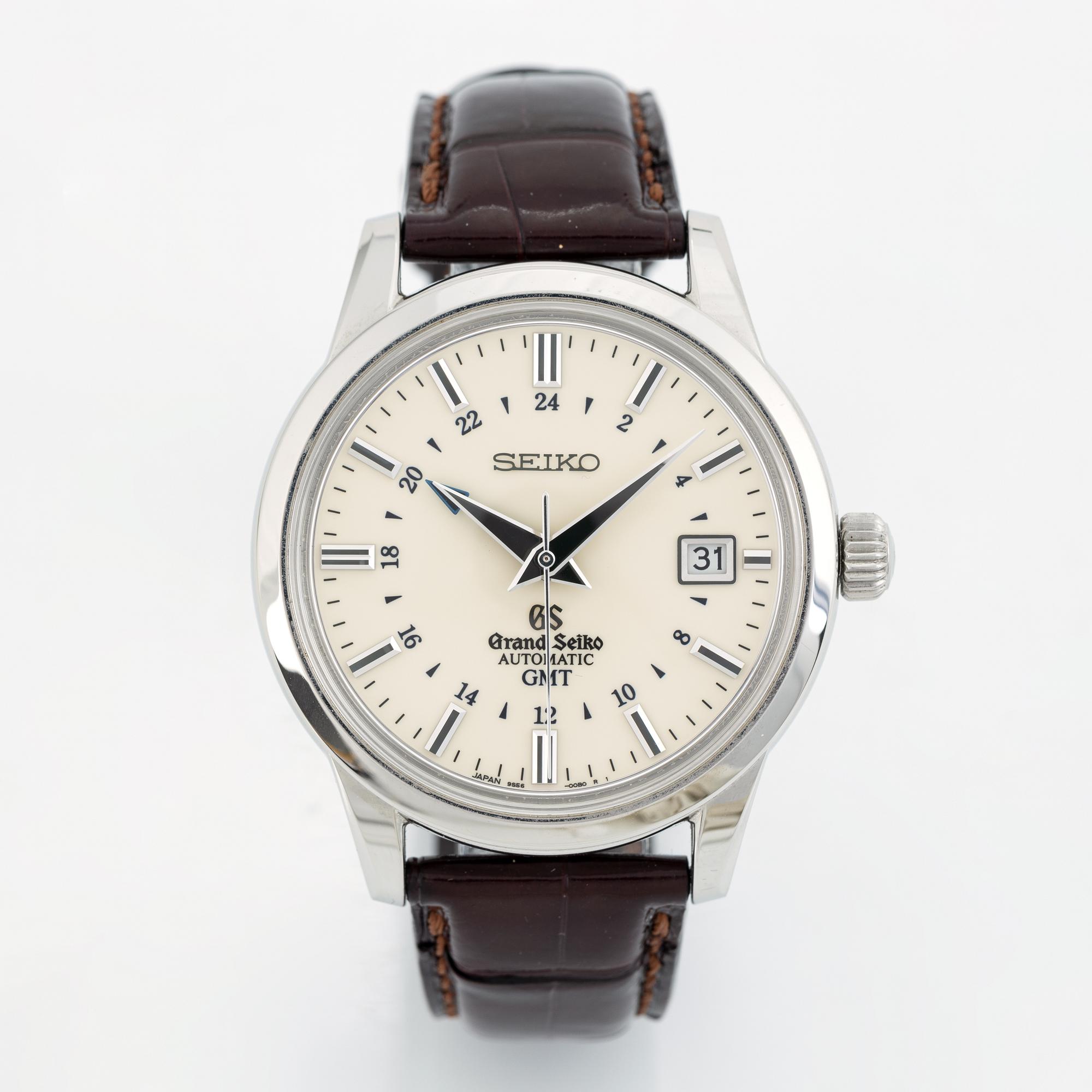 Grand Seiko GMT SBGM003 wristwatch 39 5 mm. Bukowskis