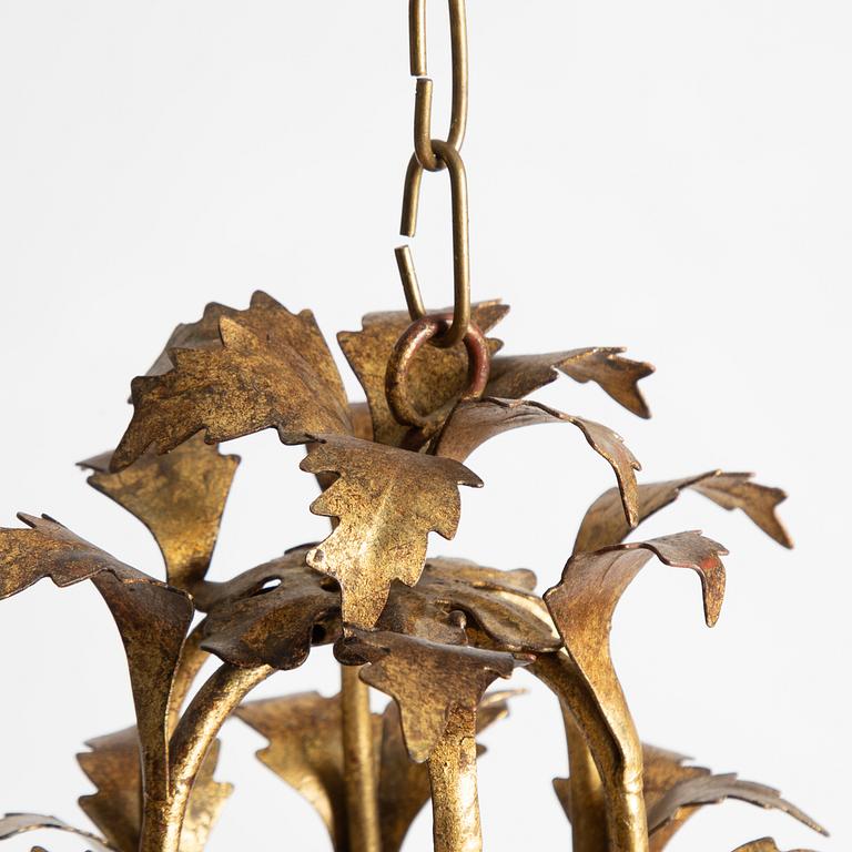 A Rococo-style chandelier, second half of the 20th century.