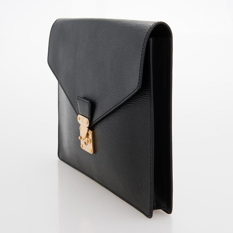 Louis Vuitton, Epi Leather 'Porte Documents Senateur' clutch.