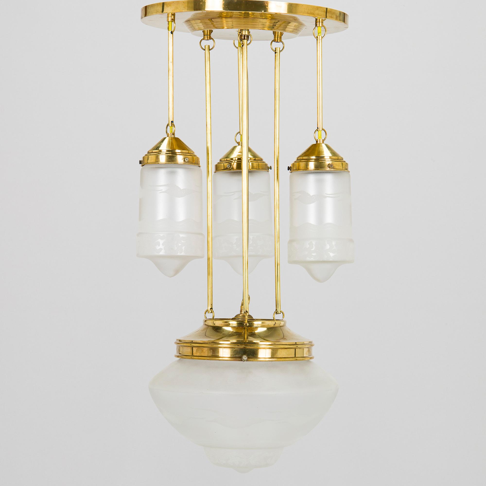 Taklampa, tidigt 1900-tal.