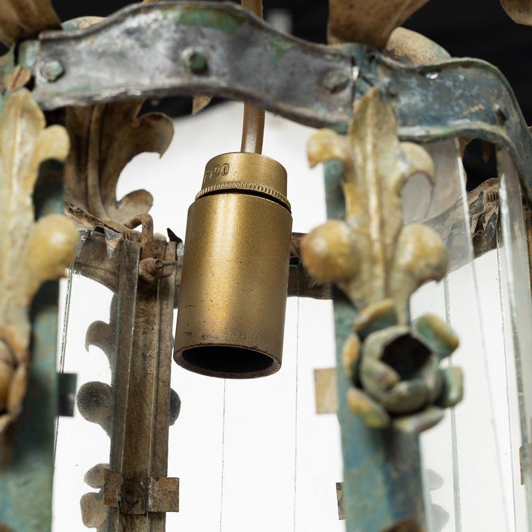 A pair of window lanterns, likely Italy, second half of the 20th century.