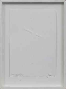 DAN WOLGERS, relieftryck, signerad, numrerad 58/100 och daterad 2003.