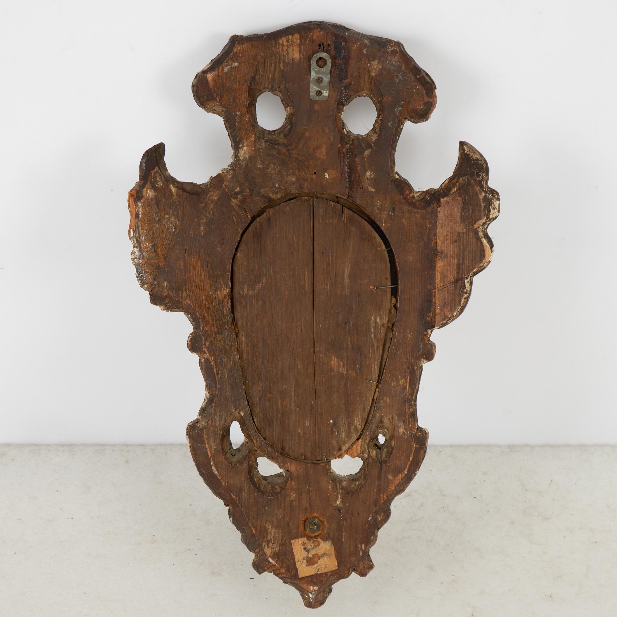 An Italian one-branch girandole, 18th/19th century.